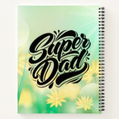 Carnet Conception de typographie Super Papa Héros-67888 (Dos)