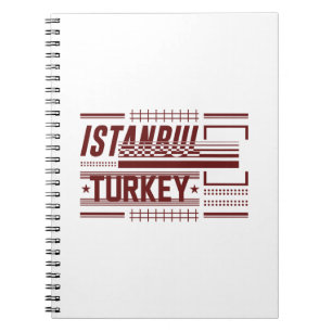 Carnet Conception de typographie urbaine moderne Istanbul