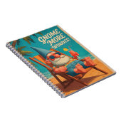 Carnet Conception de vacances à la plage de gnome de styl (Côté Droit)