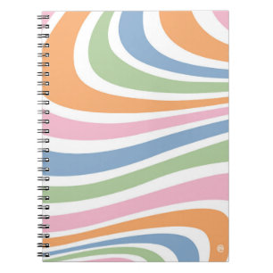 Carnet Conception de vague rétro