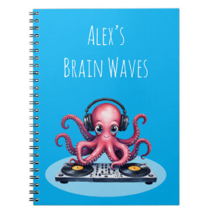 Carnet Conception de vagues cérébrales de poulpe DJ perso