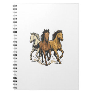 Carnet Conception de vecteur d'art de chevaux de course v