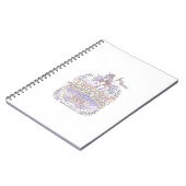 Carnet Conception de vecteur de cadeau de licorne de Wand (Côté gauche)