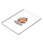 Carnet Conception de vecteur de chat de Noël Cheers (Côté gauche)