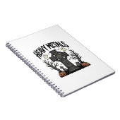 Carnet Conception de vecteur de cimetière Halloween de mé (Côté Droit)