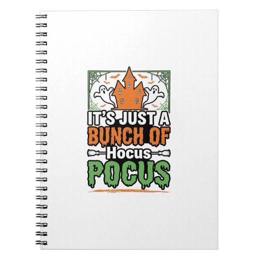 Carnet Conception de vecteur de citation Hocus Pocus Hall (Devant)