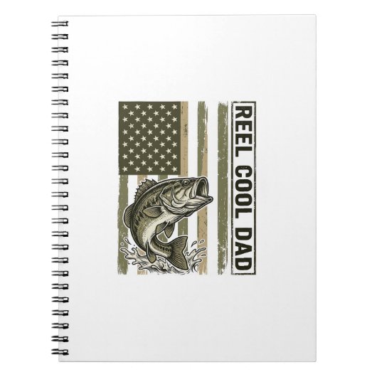 Carnet Conception de vecteur de drapeau de pêche à la bas (Devant)