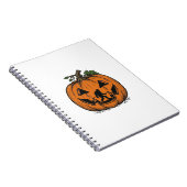 Carnet Conception de vecteur de Halloween de citrouille d (Côté Droit)