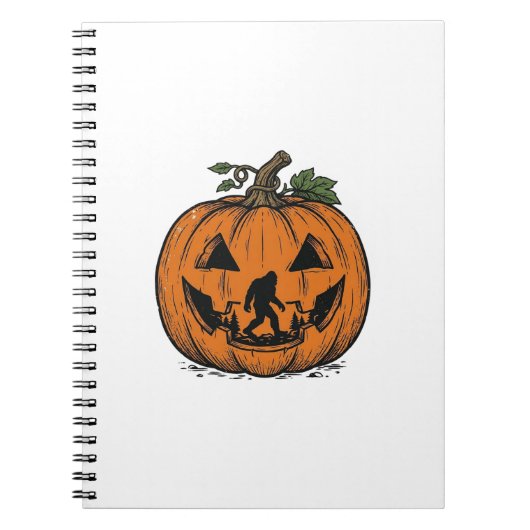Carnet Conception de vecteur de Halloween de citrouille d (Devant)