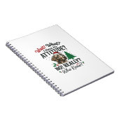Carnet Conception de vecteur de Noël d'attitude de chien  (Côté Droit)