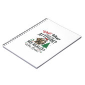 Carnet Conception de vecteur de Noël d'attitude de chien  (Côté gauche)