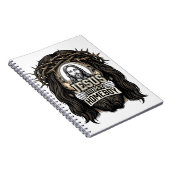 Carnet Conception de vecteur de visage saint couronné gra (Côté Droit)