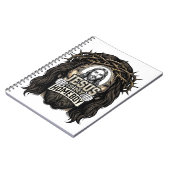 Carnet Conception de vecteur de visage saint couronné gra (Côté gauche)