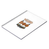 Carnet Conception de vecteur effrayant mignon de petit Bo (Côté gauche)