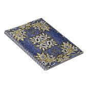Carnet Conception de William Morris Tulipe Saules Bleu et (Côté Droit)