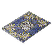 Carnet Conception de William Morris Tulipe Saules Bleu et (Côté gauche)