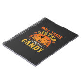 Carnet Conception d'échange de sœur de Candy Halloween_1 (Côté gauche)