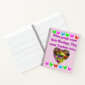 CARNET CONCEPTION D'ENSEIGNANT BÉNÉFICIÉ ET INSPIRANT (Intérieur)