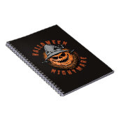 Carnet Conception d'épouvantail de citrouille d'Halloween (Côté Droit)