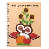 Carnet Conception des chouettes (Devant)