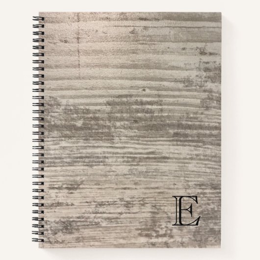 Carnet Conception des grains de bois Zen Brown Personnali (Devant)