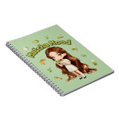 Carnet Conception d'esthétique Matcha Mood Vibes de thé v (Côté Droit)