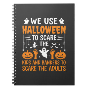 Carnet Conception d'Halloween pour enfants banquiers adul