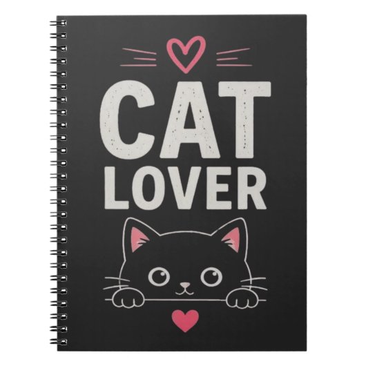 Carnet Conception d'illustration de chat minimal mignon a (Devant)