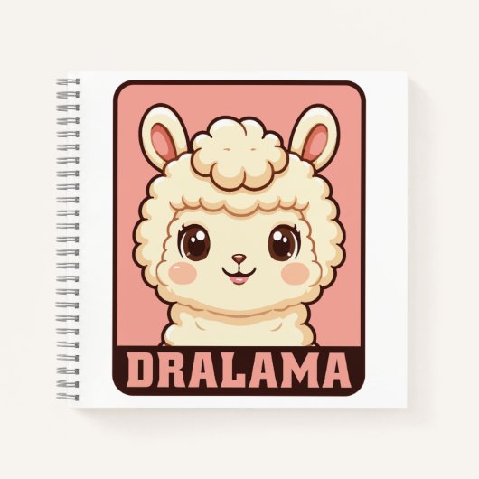 Carnet Conception d'illustration de lama mignon (Devant)