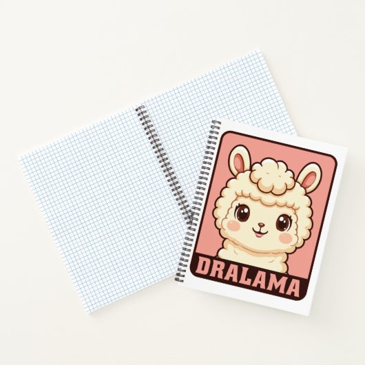 Carnet Conception d'illustration de lama mignon (Intérieur)