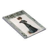 Carnet Conception d'illustration de mode de dame jolie vi (Côté Droit)