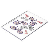 Carnet Conception d'impression de bicyclette (Côté gauche)