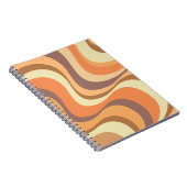 Carnet Conception d'ondes rétrogrades modernes multicolor (Côté Droit)