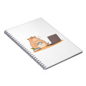 Carnet Conception d'ordinateur portable de codeur de capy (Côté Droit)