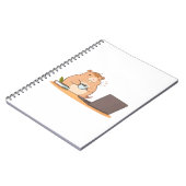 Carnet Conception d'ordinateur portable de codeur de capy (Côté gauche)