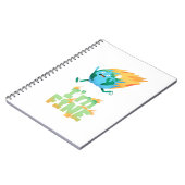 Carnet Conception drôle de changement climatique Terre « (Côté gauche)