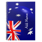 Carnet Conception du drapeau australien (Devant)