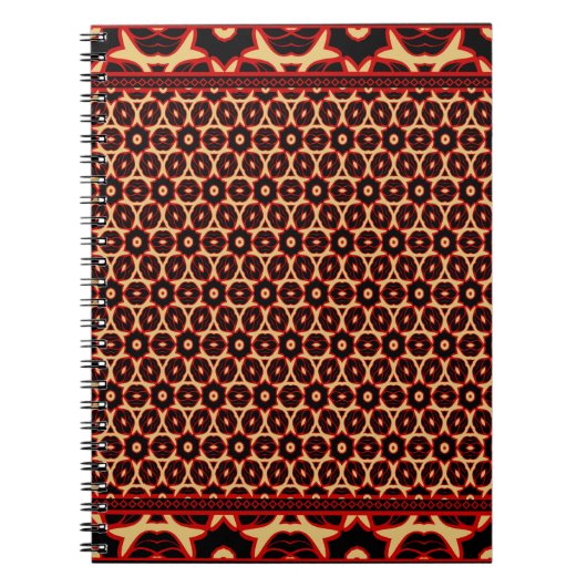 Carnet Conception d'un Motif de fleurs géométriques. Vint (Devant)