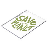Carnet Conception Éco Sauvegarde de la Planète (Côté gauche)
