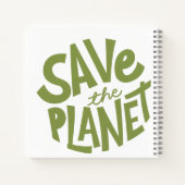 Carnet Conception Éco Sauvegarde de la Planète (Dos)