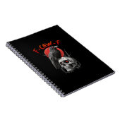 Carnet Conception esthétique drôle de corbeau F-Caw-F (Côté Droit)