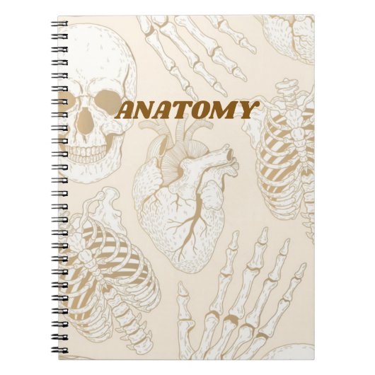 Carnet Conception esthétique médicale squelette anatomie  (Devant)