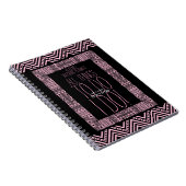 Carnet Conception ethnique Wedding planner personnalisé 3 (Côté Droit)