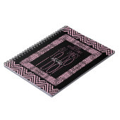 Carnet Conception ethnique Wedding planner personnalisé 3 (Côté gauche)