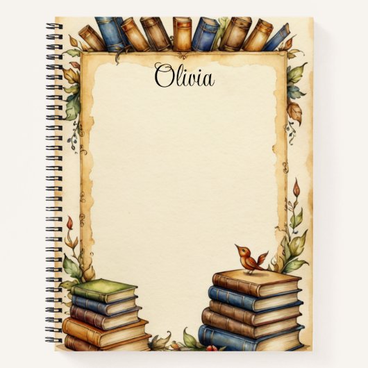 Carnet Conception Fantaisiste Personnalisable sur (Devant)