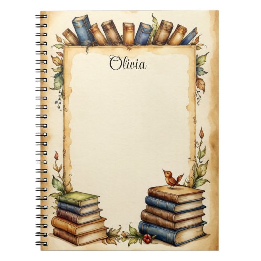 Carnet Conception Fantaisiste Personnalisable sur (Devant)