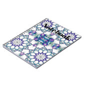 Carnet Conception Florale Abstraite (Côté gauche)