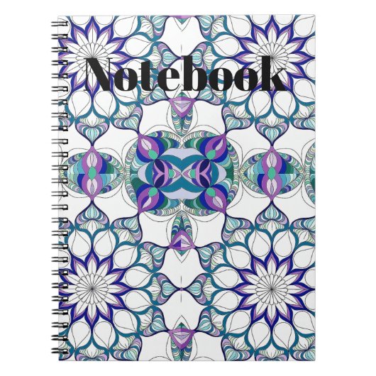 Carnet Conception Florale Abstraite (Devant)