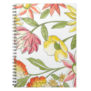 Carnet Conception florale de jardin avec l'arrière - pla