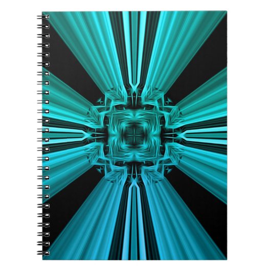 Carnet Conception fractale de plasma électrique futuriste (Devant)